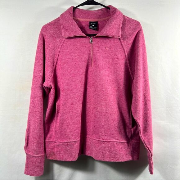 Nike Women's Therma Fit Pink Training Pullover 0483 - Picture 1 of 7